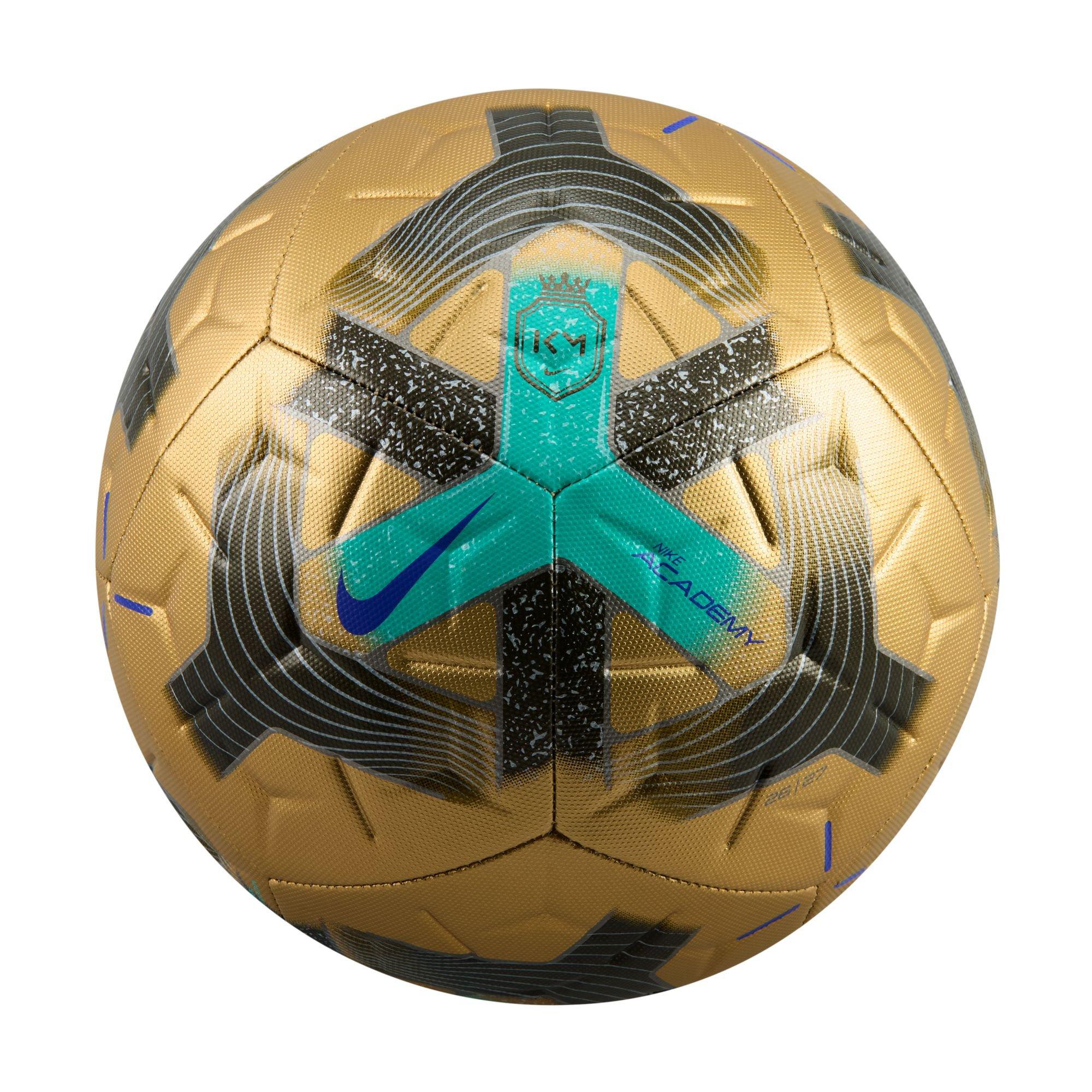 Nike Kylian Mbappé Academy Size 4 Soccer Ball - White/Gold